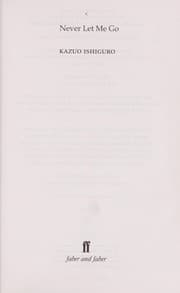 Cover of Never Let Me Go