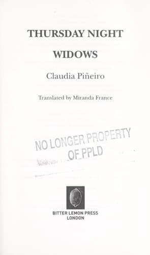Cover of Thursday Night Widows